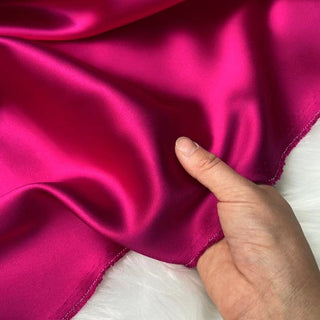 Yardblox Exclusive Luxury Silk Collection Solid Multi Color Non-Stretch 6A Mulberry Silk Charmeuse Satin DS26515 -40 Momme