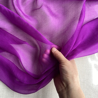 Yardblox Exclusive Luxury Silk Collection Solid Multi Color Non-Stretch Crinkled Mulberry Silk Georgette DS26502 -5 Momme