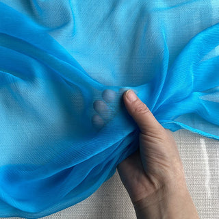 Yardblox Exclusive Luxury Silk Collection Solid Multi Color Non-Stretch Crinkled Mulberry Silk Georgette DS26502 -5 Momme