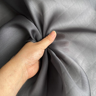 Yardblox Exclusive Luxury Silk Collection Solid Multi Color Non-Stretch Mulberry Silk Satin Face Organza DS26506 -12 Momme