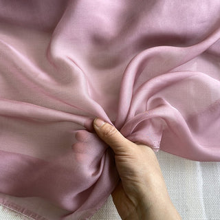 Yardblox Exclusive Luxury Silk Collection Solid Multi Color Non-Stretch Mulberry Silk Chiffon DS26503 -6 Momme