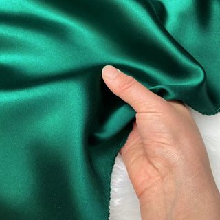 Yardblox Exclusive Luxury Silk Collection Solid Multi Color Non-Stretch 6A Mulberry Silk Charmeuse Satin DS26515 -40 Momme