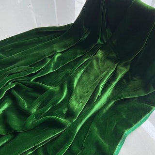 Yardblox Exclusive Luxury Silk Collection Solid Multi Color Non-Stretch Mulberry Silk Velvet DS26516 -40 Momme