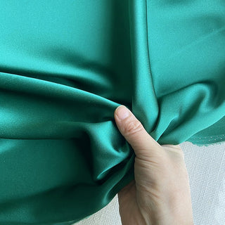 Yardblox Exclusive Luxury Silk Collection Solid Multi Color Non-Stretch 6A Mulberry Silk Charmeuse Satin DS26509 -19 Momme