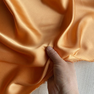 Yardblox Exclusive Luxury Silk Collection Solid Multi Color Non-Stretch 6A Mulberry Silk Charmeuse Satin DS26509 -19 Momme