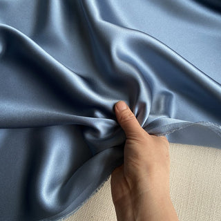 Yardblox Exclusive Luxury Silk Collection Solid Multi Color Non-Stretch 6A Mulberry Silk Charmeuse Satin DS26514 -30 Momme