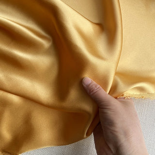 Yardblox Exclusive Luxury Silk Collection Solid Multi Color Non-Stretch 6A Mulberry Silk Charmeuse Satin DS26509 -19 Momme