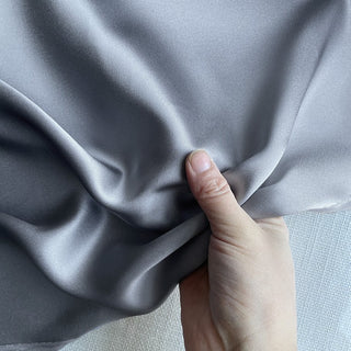 Yardblox Exclusive Luxury Silk Collection Solid Multi Color Non-Stretch 6A Mulberry Silk Charmeuse Satin DS26509 -19 Momme