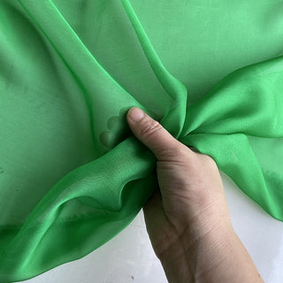 Yardblox Exclusive Luxury Silk Collection Solid Multi Color Non-Stretch Mulberry Silk Chiffon DS26503 -6 Momme