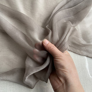 Yardblox Exclusive Luxury Silk Collection Solid Multi Color Non-Stretch Crinkled Mulberry Silk Georgette DS26502 -5 Momme