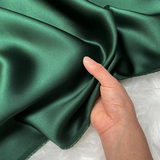 Yardblox Exclusive Luxury Silk Collection Solid Multi Color Non-Stretch 6A Mulberry Silk Charmeuse Satin DS26514 -30 Momme