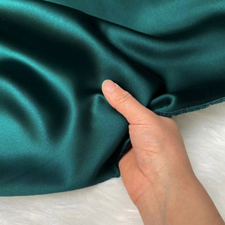 Yardblox Exclusive Luxury Silk Collection Solid Multi Color Non-Stretch 6A Mulberry Silk Charmeuse Satin DS26515 -40 Momme