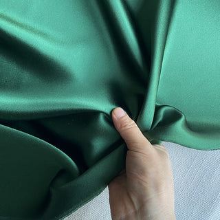 Yardblox Exclusive Luxury Silk Collection Solid Multi Color Non-Stretch 6A Mulberry Silk Charmeuse Satin DS26515 -40 Momme