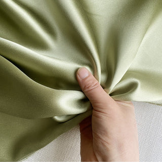 Yardblox Exclusive Luxury Silk Collection Solid Multi Color Non-Stretch 6A Mulberry Silk Charmeuse Satin DS26515 -40 Momme