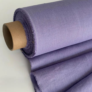 Made In France Premium Quality Solid Multi Color Non-Stretch Washed / Softened Organic Linen Plain Woven DS00513 -180/220 GSM