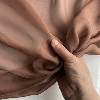 Yardblox Exclusive Luxury Silk Collection Solid Multi Color Non-Stretch Mulberry Silk Chiffon DS26503 -6 Momme