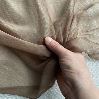 Yardblox Exclusive Luxury Silk Collection Solid Multi Color Non-Stretch Crinkled Mulberry Silk Georgette DS26502 -5 Momme