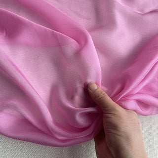 Yardblox Exclusive Luxury Silk Collection Solid Multi Color Non-Stretch Mulberry Silk Chiffon DS26503 -6 Momme