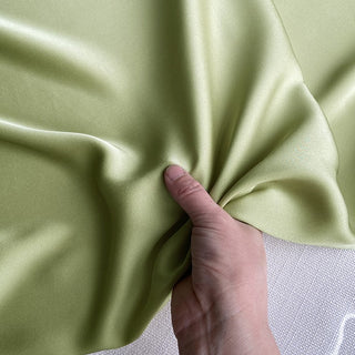 Yardblox Exclusive Luxury Silk Collection Solid Multi Color Stretch Mulberry Silk Elastane Blended Charmeuse Satin DS26508 -19 Momme