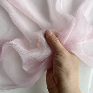 Yardblox Exclusive Luxury Silk Collection Solid Multi Color Non-Stretch Crinkled Mulberry Silk Georgette DS26502 -5 Momme