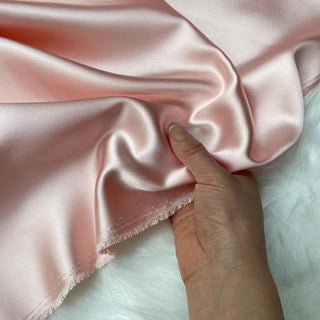 Yardblox Exclusive Luxury Silk Collection Solid Multi Color Non-Stretch 6A Mulberry Silk Charmeuse Satin DS26515 -40 Momme