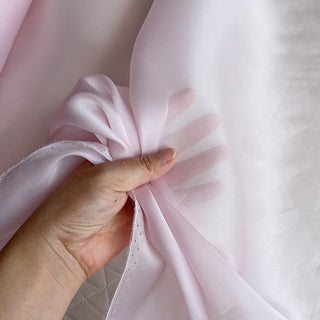 Yardblox Exclusive Luxury Silk Collection Solid Multi Color Non-Stretch Mulberry Silk Satin Face Organza DS26506 -12 Momme