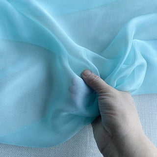 Yardblox Exclusive Luxury Silk Collection Solid Multi Color Non-Stretch Mulberry Silk Chiffon DS26503 -6 Momme