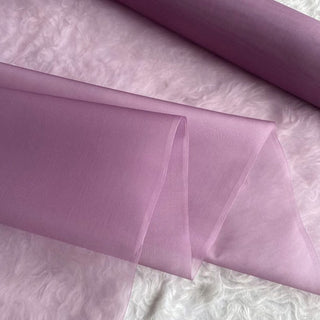 Yardblox Exclusive Luxury Silk Collection Solid Multi Color Non-Stretch Mulberry Silk Organza DS26504 -8 Momme