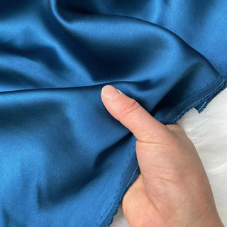 Yardblox Exclusive Luxury Silk Collection Solid Multi Color Non-Stretch 6A Mulberry Silk Charmeuse Satin DS26514 -30 Momme