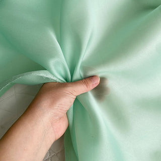 Yardblox Exclusive Luxury Silk Collection Solid Multi Color Non-Stretch Mulberry Silk Satin Face Organza DS26506 -12 Momme