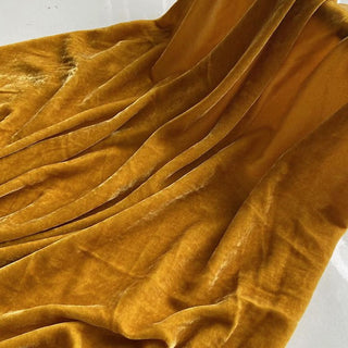 Yardblox Exclusive Luxury Silk Collection Solid Multi Color Non-Stretch Mulberry Silk Velvet DS26516 -40 Momme