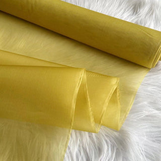 Yardblox Exclusive Luxury Silk Collection Solid Multi Color Non-Stretch Mulberry Silk Organza DS26504 -8 Momme