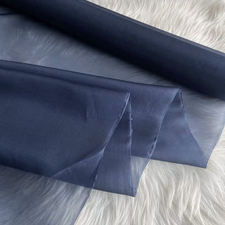 Yardblox Exclusive Luxury Silk Collection Solid Multi Color Non-Stretch Mulberry Silk Organza DS26504 -8 Momme