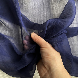 Yardblox Exclusive Luxury Silk Collection Solid Multi Color Non-Stretch Crinkled Mulberry Silk Georgette DS26502 -5 Momme