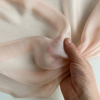 Yardblox Exclusive Luxury Silk Collection Solid Multi Color Non-Stretch Mulberry Silk Chiffon DS26503 -6 Momme