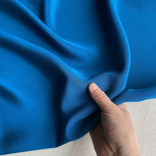 Yardblox Exclusive Luxury Silk Collection Solid Multi Color Non-Stretch Mulberry Silk Crepe De Chine DS26511 -40 Momme