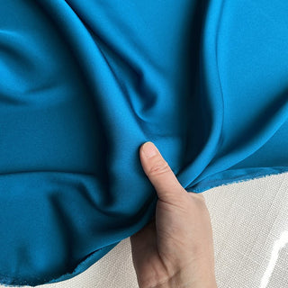 Yardblox Exclusive Luxury Silk Collection Solid Multi Color Stretch Mulberry Silk Elastane Blended Charmeuse Satin DS26508 -19 Momme