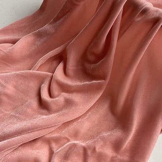 Yardblox Exclusive Luxury Silk Collection Solid Multi Color Non-Stretch Mulberry Silk Velvet DS26516 -40 Momme