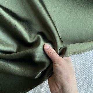 Yardblox Exclusive Luxury Silk Collection Solid Multi Color Non-Stretch 6A Mulberry Silk Charmeuse Satin DS26514 -30 Momme