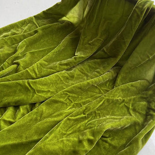 Yardblox Exclusive Luxury Silk Collection Solid Multi Color Non-Stretch Mulberry Silk Velvet DS26516 -40 Momme