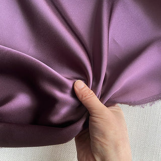 Yardblox Exclusive Luxury Silk Collection Solid Multi Color Non-Stretch 6A Mulberry Silk Charmeuse Satin DS26509 -19 Momme