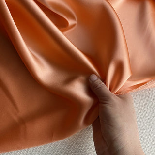 Yardblox Exclusive Luxury Silk Collection Solid Multi Color Non-Stretch 6A Mulberry Silk Charmeuse Satin DS26514 -30 Momme