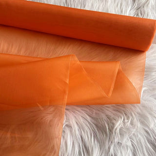 Yardblox Exclusive Luxury Silk Collection Solid Multi Color Non-Stretch Mulberry Silk Organza DS26504 -8 Momme