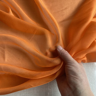 Yardblox Exclusive Luxury Silk Collection Solid Multi Color Non-Stretch Mulberry Silk Chiffon DS26503 -6 Momme