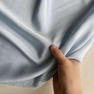 Yardblox Exclusive Luxury Silk Collection Solid Multi Color Non-Stretch Mulberry Silk Crepe De Chine DS26510 -30 Momme