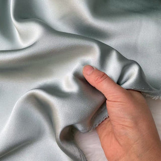 Yardblox Exclusive Luxury Silk Collection Solid Multi Color Non-Stretch 6A Mulberry Silk Charmeuse Satin DS26514 -30 Momme