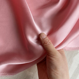 Yardblox Exclusive Luxury Silk Collection Solid Multi Color Non-Stretch 6A Mulberry Silk Charmeuse Satin DS26509 -19 Momme