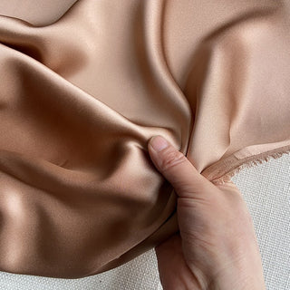 Yardblox Exclusive Luxury Silk Collection Solid Multi Color Non-Stretch 6A Mulberry Silk Charmeuse Satin DS26509 -19 Momme