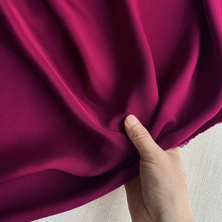 Yardblox Exclusive Luxury Silk Collection Solid Multi Color Non-Stretch Mulberry Silk Crepe De Chine DS26510 -30 Momme