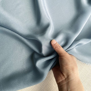 Yardblox Exclusive Luxury Silk Collection Solid Multi Color Non-Stretch Mulberry Silk Crepe De Chine DS26507 -12 Momme